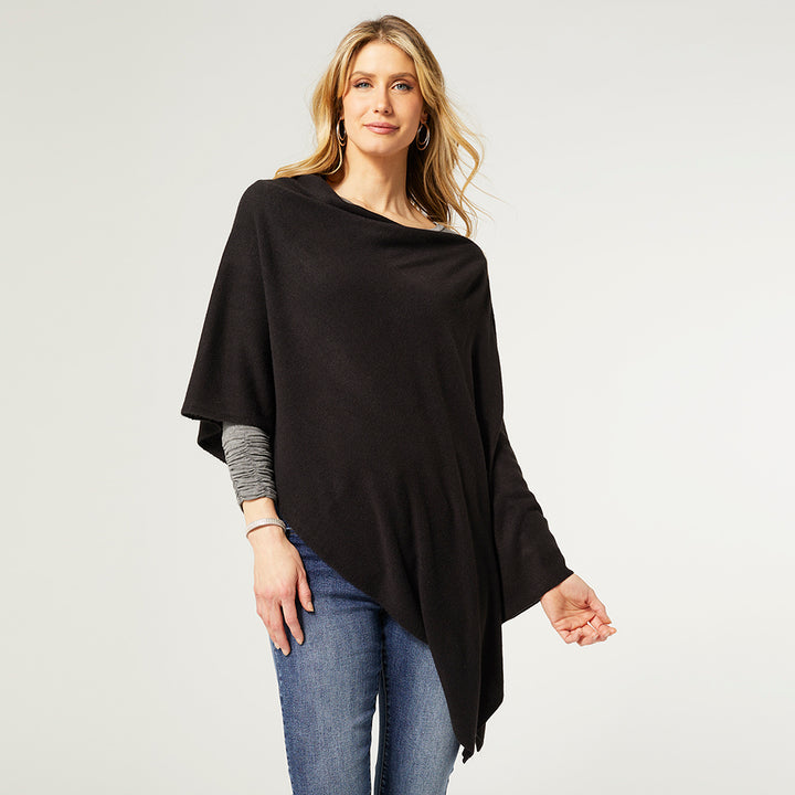 The Lightweight Poncho - Black